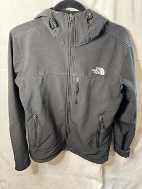 The North Face Men's Apex Bionic Softshell Hooded Jacket Black